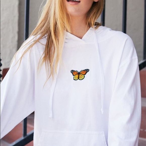 Brandy Melville Tops - Brandy Melville Butterfly Hoodie